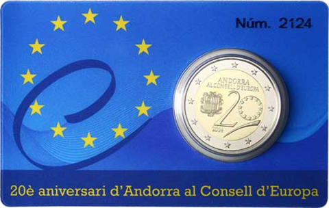 Andorra-2-Euro-2014-PP-20-Jahre-Beitritt-zum-Europarat-Coincard-Aufl