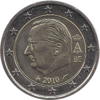 Belgien 2 Euro 2010 bfr. König Albert II.