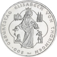 Silbermünze 10 Euro 2007 Elisabeth von Thüringen