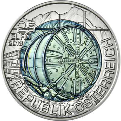 Österreich-25-Euro-2013-Hgh-Silber-Niob---Tunnelbau-I