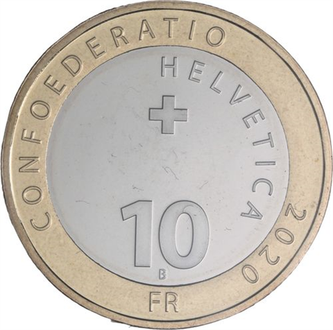 Schweiz-10 Franken-2020-Stgl-Lepus-RS