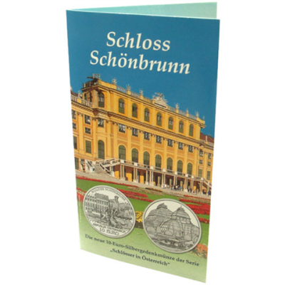 Oesterreich-10-Euro-2003-Silber-HGH-Schloss-Schoenbrunn-Folder