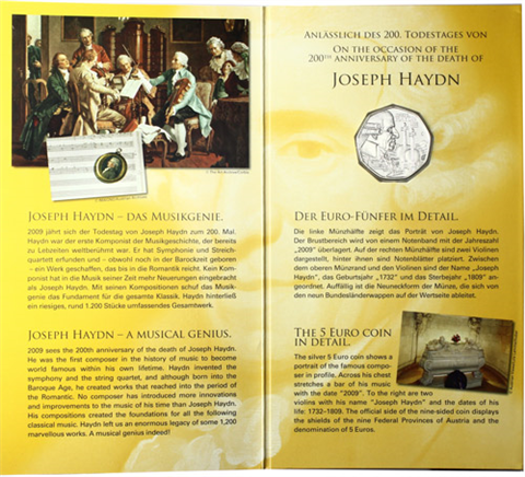 Österreich-5-Euro-2009-Joseph-Haydn-III