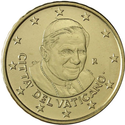 Kursmünzen Vatikan 50 Cent 2009 Stgl. Papst Benedikt XVI. Münzkatalog bestellen 