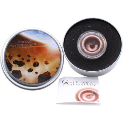 Cook Islands-2 Dollar-2018-AGsf-Erfoud Meteorite-Etui