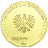 Deutschland-100Euro-Gold-Freiheit-VS-Wertseite-Münzzeichen-D