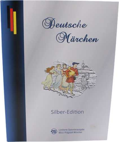 Deutschland-20 Euro plus 6 Medaillen-2017-Grimms Märchen-Farbe-Buch front