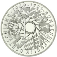 Deutschland 10 DM Silber 1989 Stgl. 40 Jahre Bundesrepublik Deutschland