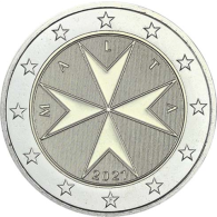 2-Euro-Münze-Malte-2021-Kreuz-Münzzeichen-F