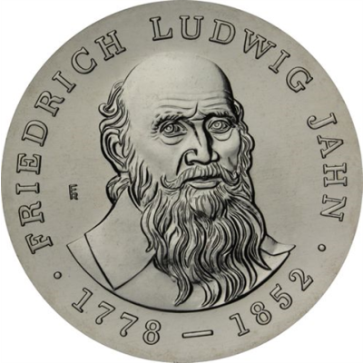 DDR-5Mark-1977-Stgl-FriedrichLudwig Jahn-RS