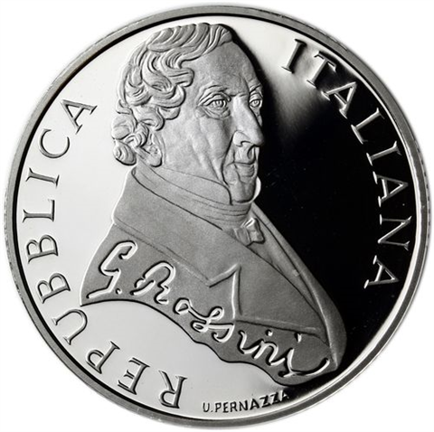Italien 10 Euro 2014 PP Giocchino Rossini Europa STern Programm III