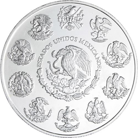 Mexiko-35x1Onza-1990-2024-AGstgl-Siegesgöttin-Kassette