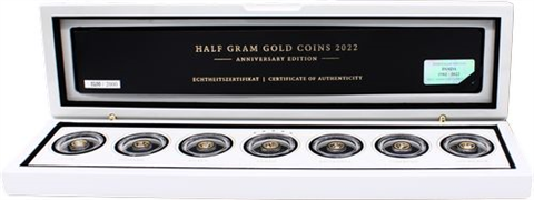 Gabun-7x1000 Francs-2022-AUpp-Rhod-Edition-Etui I