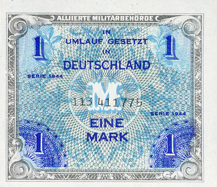 Banknoten Alliierten Militärbehörde 1944