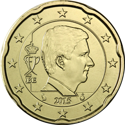 Belgien: 50 Cent 2015 bfr. König Philippe