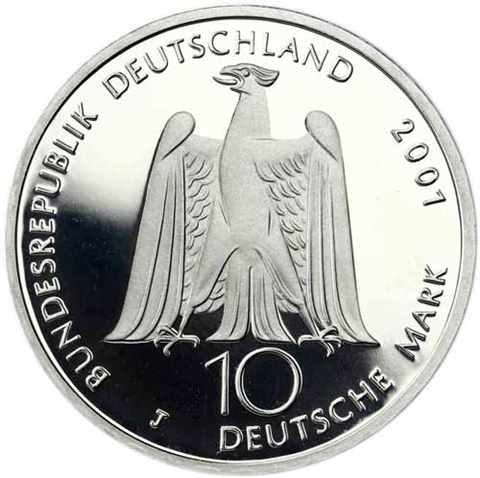 Deutschland-10-DM-Silber-2001-PP-Albert-Gustav-Lortzing-I
