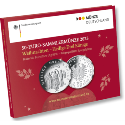 Deutschland-50Euro-2025-PP-Heilige-Drei-Könige-Folder