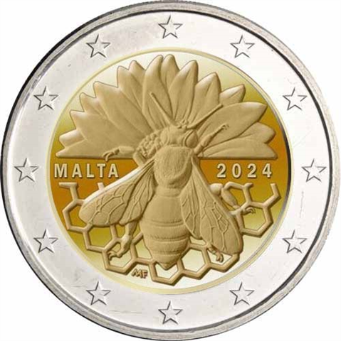 Malta-2Euro-2024-Honigbiene-VS-Folder