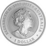Australien-1 Dollar-2023-AGstgl-Farbe-Kookaburra-VS