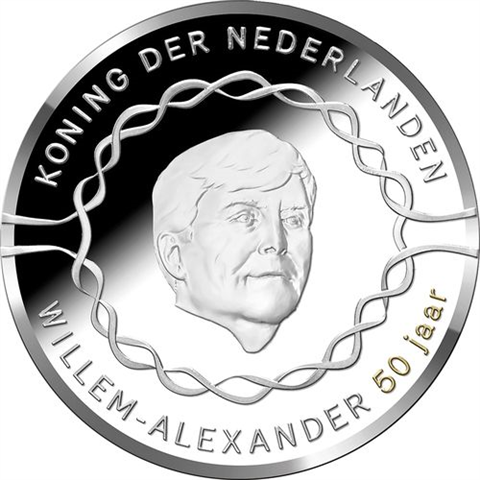 Niederlande 3 x 10 Euro Silber 2017 PP  50 Geburtstag König Willem-Alexander II