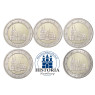 Komplettsatz Deutschland 2 Euro 2011 – Kölner Dom – Münzzeichen A D F G J