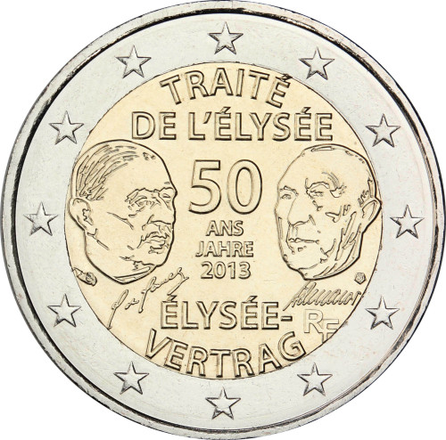 Frankreich 2 Euro 2013 - Élysée-Vertrag