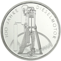 Deutschland 10 DM Silber 1997 Stgl. Rudolf Diesel & Erfindung des Dieselmotor