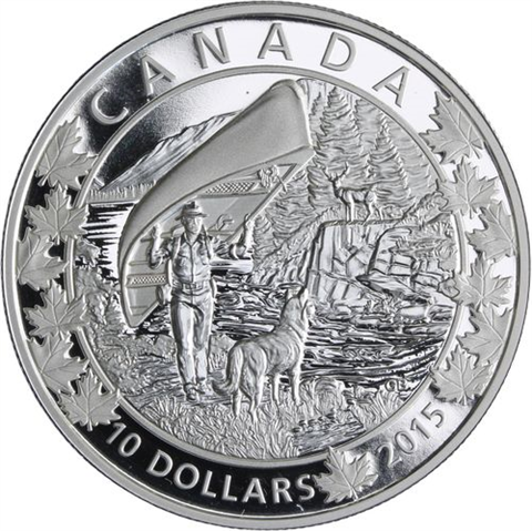 Kanada-10 Dollar-2015-AGpp-Wonderous West-RS