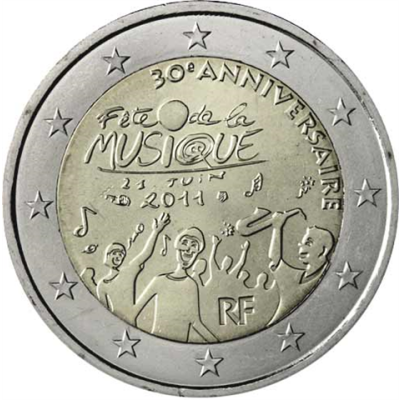 Frankreich-2-Euro-2011-bfr-Fest-der-Musik-RS