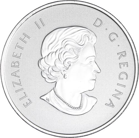 Kanada-10 Dollar-2011-AGstgl-Maple Leaf forever-RS