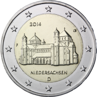 Deutschland-2Euro-2014-Michaeliskirche-MünzzeichenF-RS