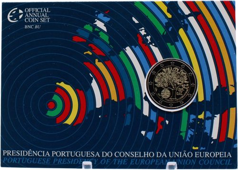 Portugal-2 Euro-2007-Stgl-Ratspräsidentschaft-Coincard-RS