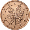 Deutschland 2 Cent 2014 Mzz A mit Eichenzweig Kursmünzen 