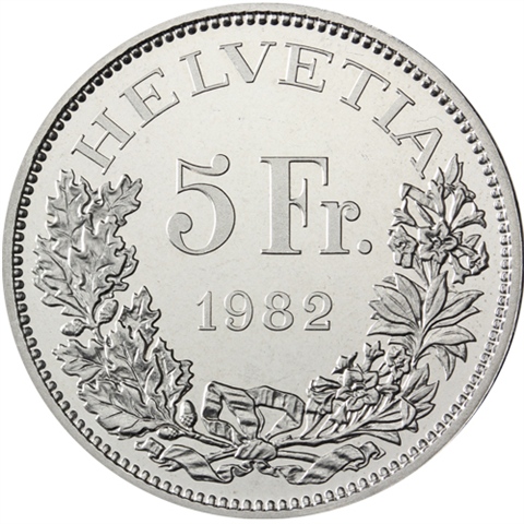 Schweiz-5Franken-1982-bfr-GotthardEisenbahn-RS
