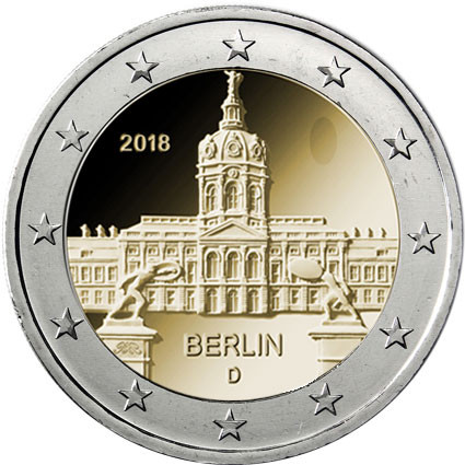 Deutschland 5 x 5,88 Euro Muenzen 2018 PP KMS im Blister Mzz. A - J 