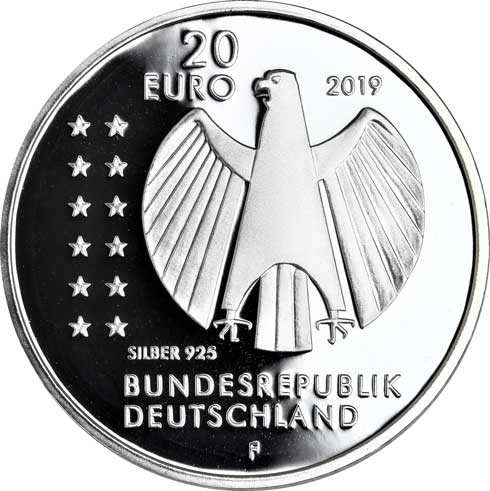 Gedenkmünzen 20 Euro Silber 2019 Humboldt Folder