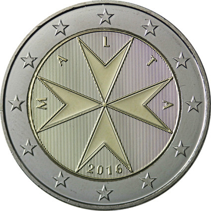  Malta 2 Euro 2016 bfr. Malteser Kreuz