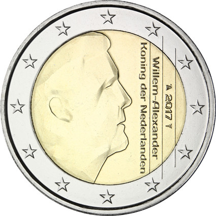 2 Euro Kursmünzen 2017 Niederlande Willem Alexander 