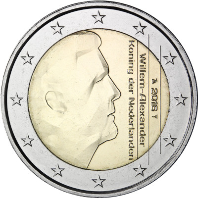 2 Euro Muenze Niederlande Willem Alexander