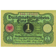 1 Mark Darlehnskassenschein Banknote 