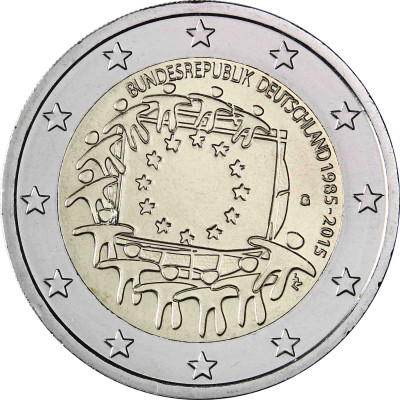 Deutschland 2 Euro 2015 bfr. Europa Flagge Mzz. G