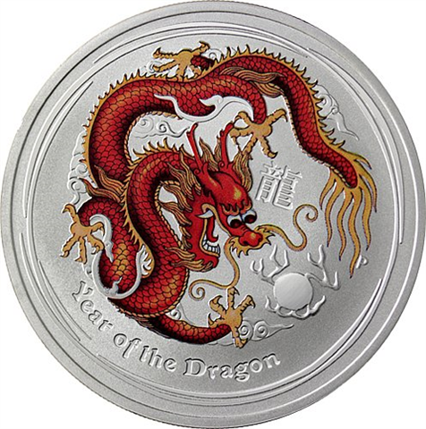 Australien-1UnzeSilber-2012-LunarII-Drache-Farbmünze-rot-RS