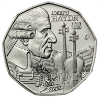 Österreich-5-Euro-2009-Joseph-Haydn-III