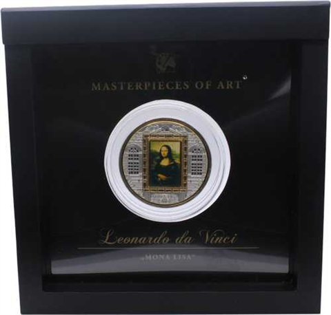 Cook Islands-20 Dollar-2009-AGpp-Da Vinci Mona Lisa-RS