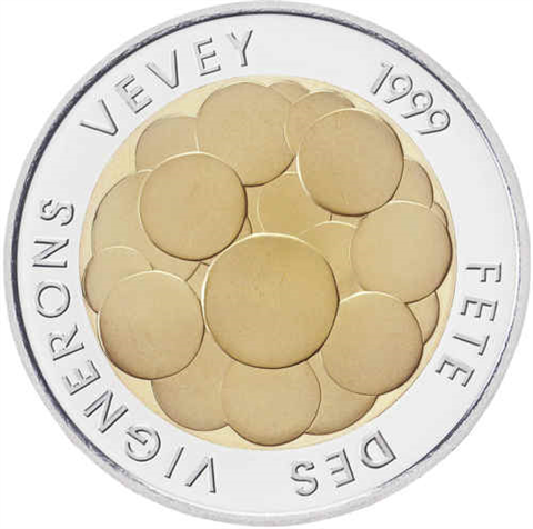 Schweiz-5Franken-1999-PP-FeteVignerons-WinzerfestVevey-rs