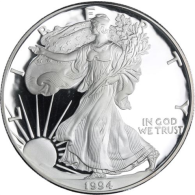 USA-1 Dollar-1994-AGpp-Silver Eagle-RS