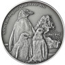 1 Oz Silbermünze Gelbaugen Pinguine - Tokelau Antique Finish Serie 2014