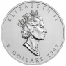 Kanada-5-Dollar-1997-1-Unze-Silber-Maple-Leaf-VS