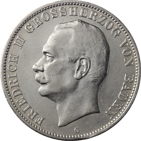 J40-Baden-5Mark-1907-1913-AgSS-FriedrichII-RS