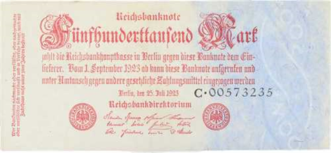 RO.91-500.000Mark-25.7.1923-gebraucht-VS